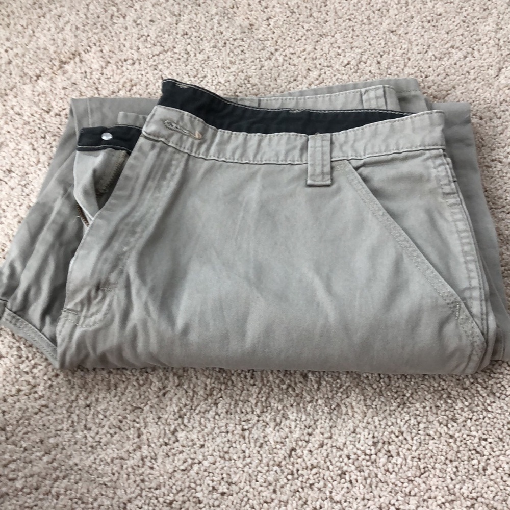 Wrangler Real Comfortable Cargo Jeans Tan Size 38x32